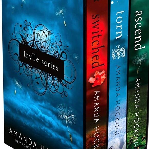 THE TRYLLE BOX SET SERIES AMANDA HOCKING ACCENT TORN, SWITCH‎ BOOKS - Picture 4 of 5
